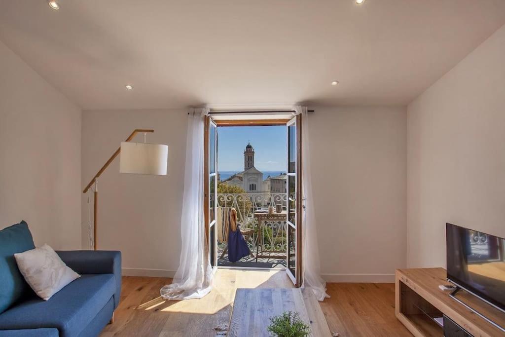 Pepites Bastiaises Piazza D'A Appartement Roof Top Vue Mer Bastia  Ngoại thất bức ảnh